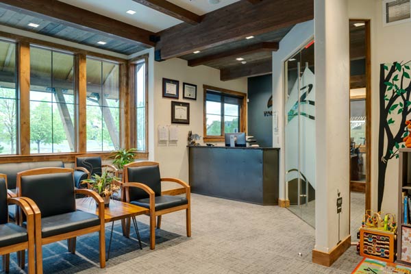 Lobby area at Bozeman, MT office of Summit Dental