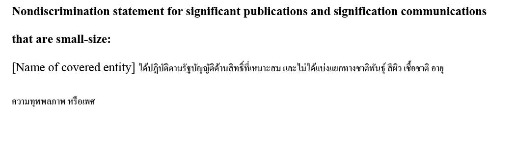 sample ce statement thai